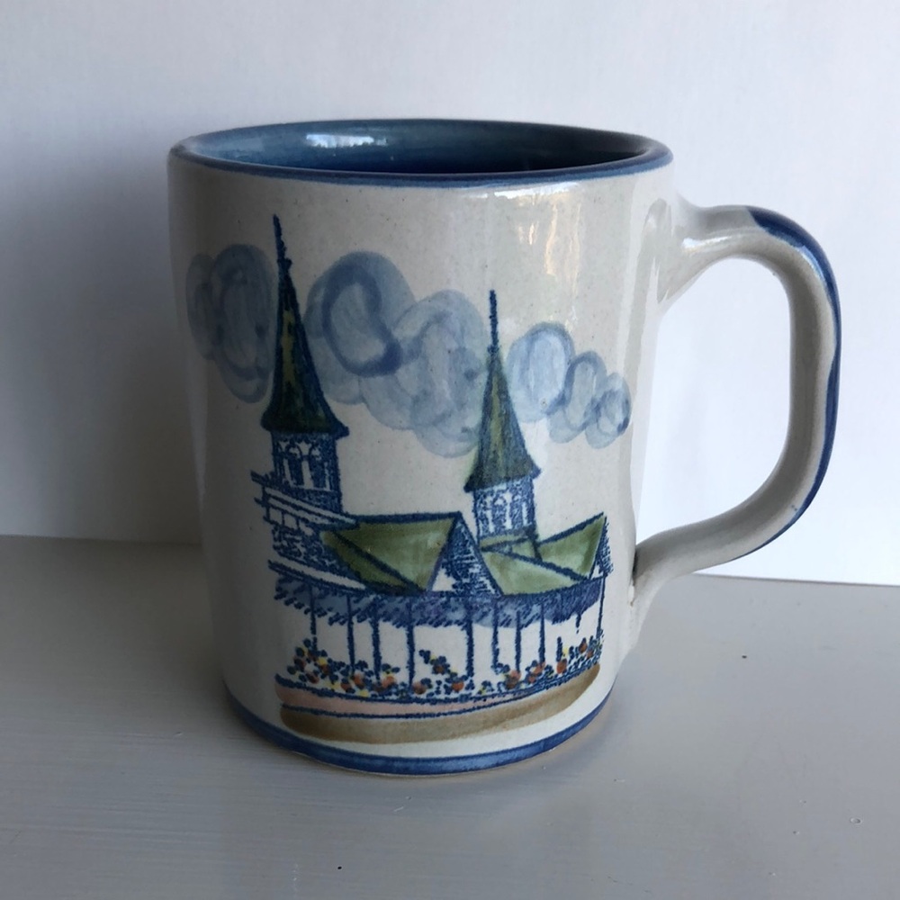Vintage Louisville Stonewear Kentucky Derby Ceramic Mug